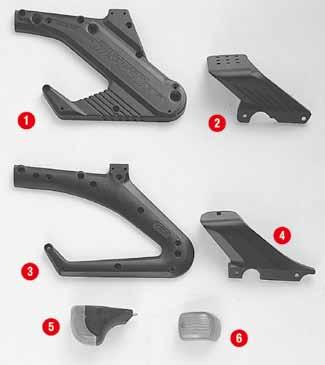 Logo for M5-M5M Plate Z2710 Set plate rubber parts 4 pcs for M7, E251, SRA Z2309R Support hooks with screws for SRA Z252C Aluminium clamp for 1000F WINGRACK 1 Z132DX Wingrack 2 side support (right) 1