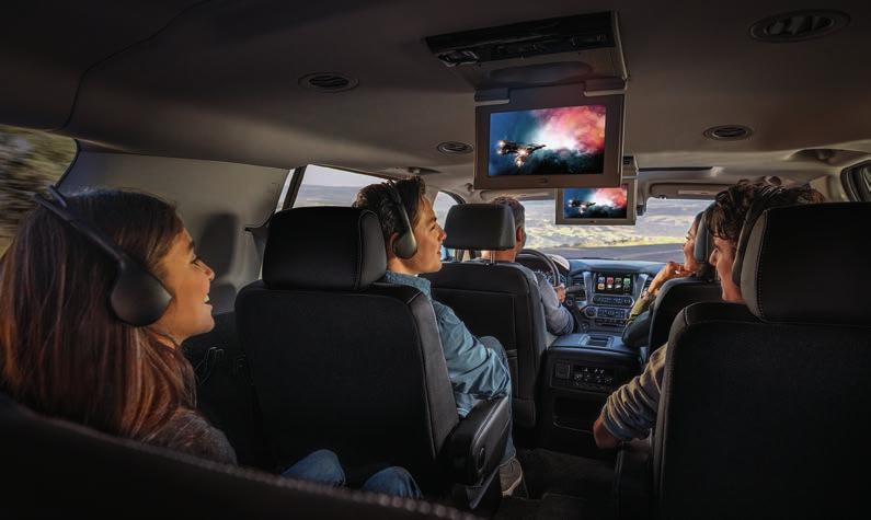 THAT S ENTERTAINMENT. The available Rear-Seat Blu-ray Entertainment System with two screens lets rear-seat passengers enjoy every drive with their favorite movies.