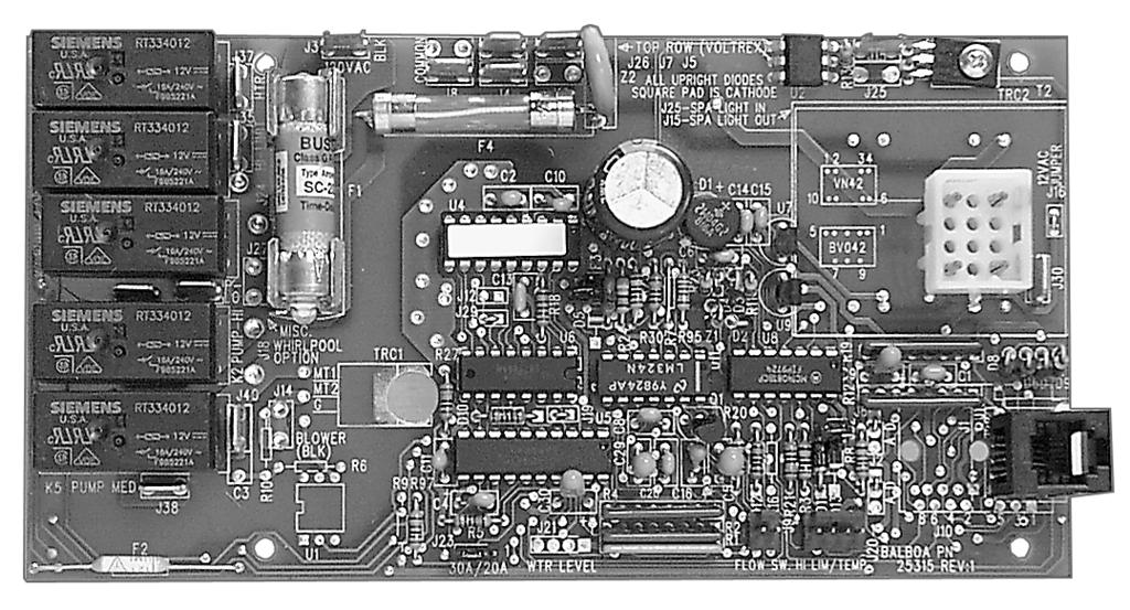 Lite Digital TUV Circuit Board 14 5 10 16 17 9 8 6 7 15 4 13 11 10 19 18 21 20 1 12 2 3 Circuit Board Components: 1. Control Panel Input 2. Flow Switch Input 3. Temp/High-limit Input 4.