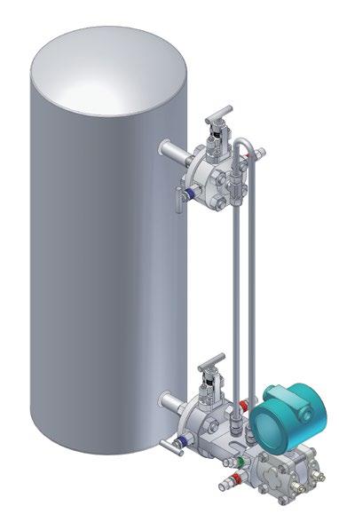 g. DB & B (Low Pressure Side - ) + Instrument - Vent Vent Process Vent Process Level Assembly (Wet/dry leg installation) consisting of: x Process Monoflange V-Type, e.g. DB & B with an integrated 4 valve manifold (High Pressure Side + ) x Process Monoflange, e.
