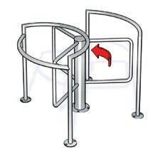 Waist Height Turnstiles HTS-E01 specifications HTS-E01 Waist Height Turnstiles Standard units HTS-E01 Construction Material Side barrier elements Rotating units AISI 304 stainless steel.