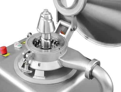 DESIGN OF STEPHAN MICROCUT : The long-life contactless rotor stator system allows premium fine cutting and emulsifying effects in the same machine.