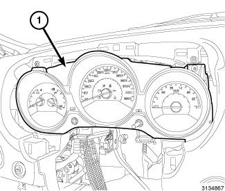 24. To remove the instrument cluster on 200 models it will necessary to remove the driver side instrument panel bezel,