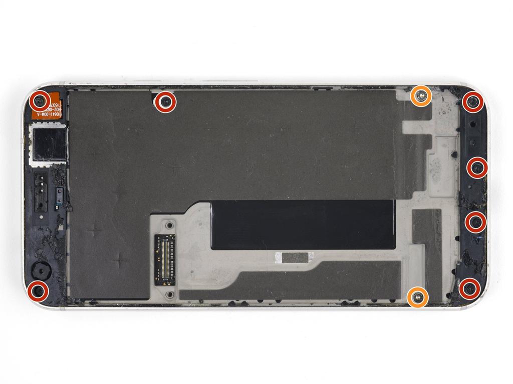 Step 10 Google Pixel XL Opening Procedure Remove the following screws that secure the midframe to the back: Seven black 4 mm T5 screws Two silver 3 mm T5