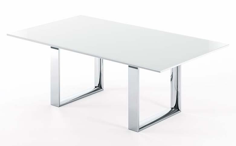 Brochure Specifications Cover 84" x 48" Table with glass top and hoop base FWNT-8448-G-HP $ 8,150 $ 8,150 Satin