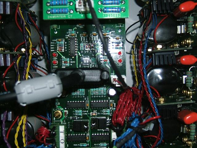 N) Inverter Failure: 1) The DC Bus failure is displayed on the LCD. 2) To check which inverter is failed. Open the cabinet door.