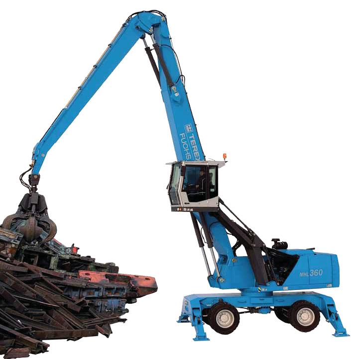 MHL360 D MATERIAL HANDLER Specifications Operating Weight Engine Output Reach 97,003 lbs - 101,413 lbs 249 hp Up to 59 ft Features Powerful, fuel efficient 249 hp engine matched with hydraulic