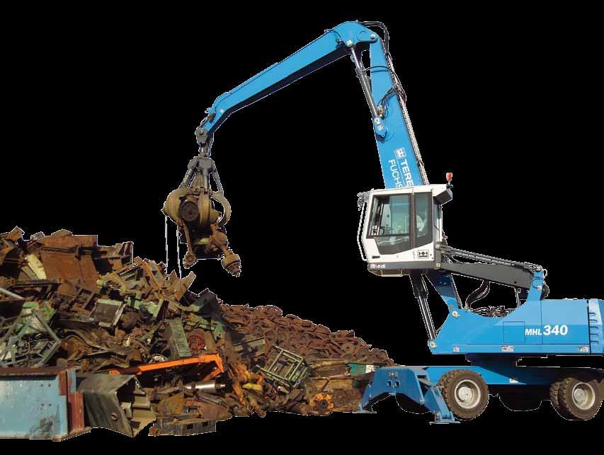 MHL340 D MATERIAL HANDLER Specifications Operating Weight Engine Output Reach 60,627-63,934 lbs 171 hp Up to 44.