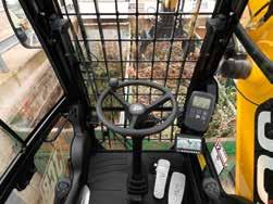 For day-long comfort and productivity, the JS20MH s operator seat is