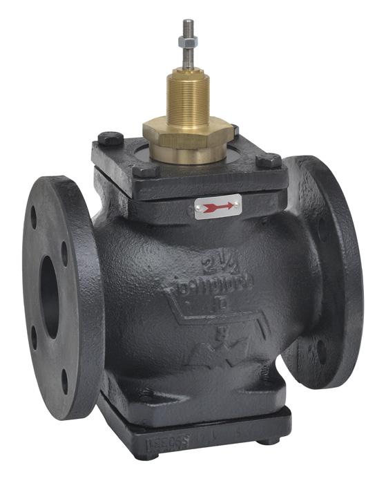 G6125, 2-ay, Pressure ompensated langed Globe Valve pplication This valve is typically used in large air handling units on heating or cooling coils.