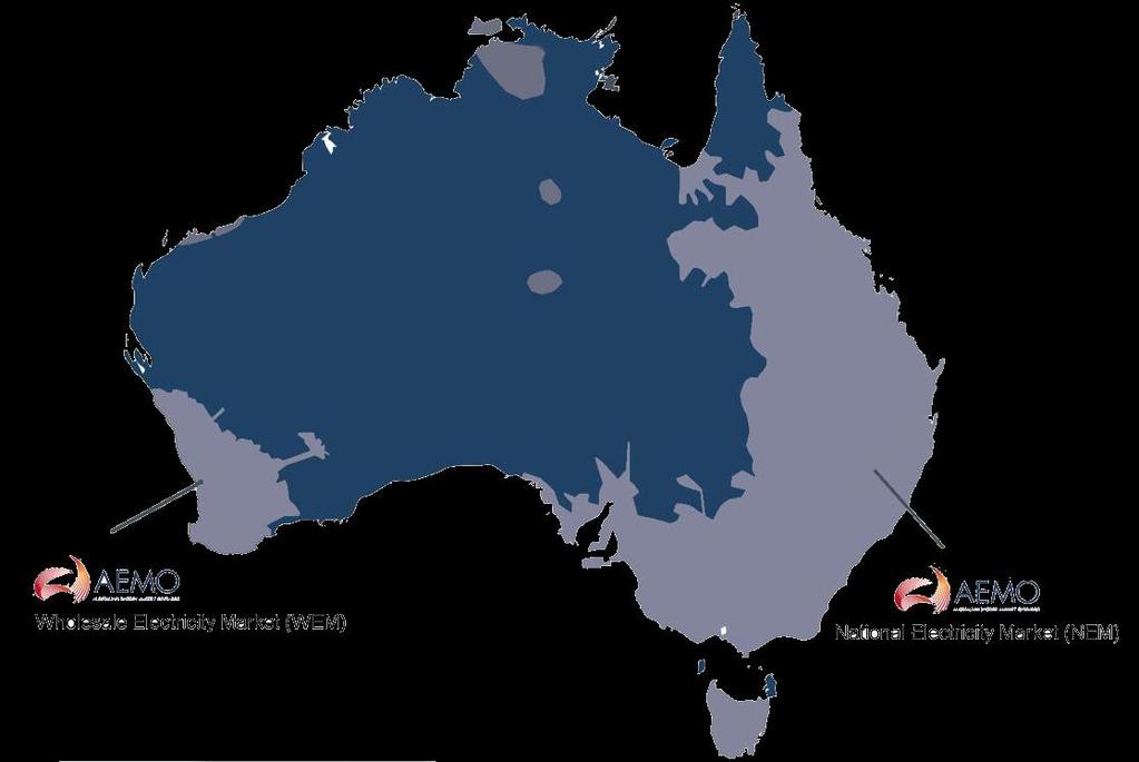 About AEMO We operate Australia's National Electricity Market and power grid in