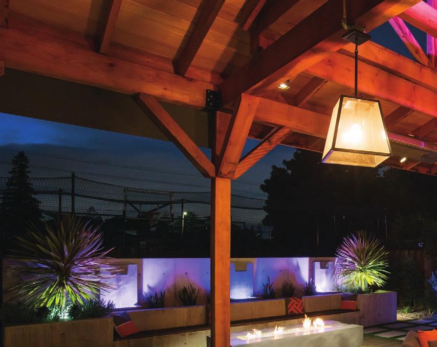 LUXOR SYSTEM Zoning, Dimming & 30,000 Colors When Luxor technology controls an LED landscape lighting system, lights donʼt simply turn on and off. They come alive.