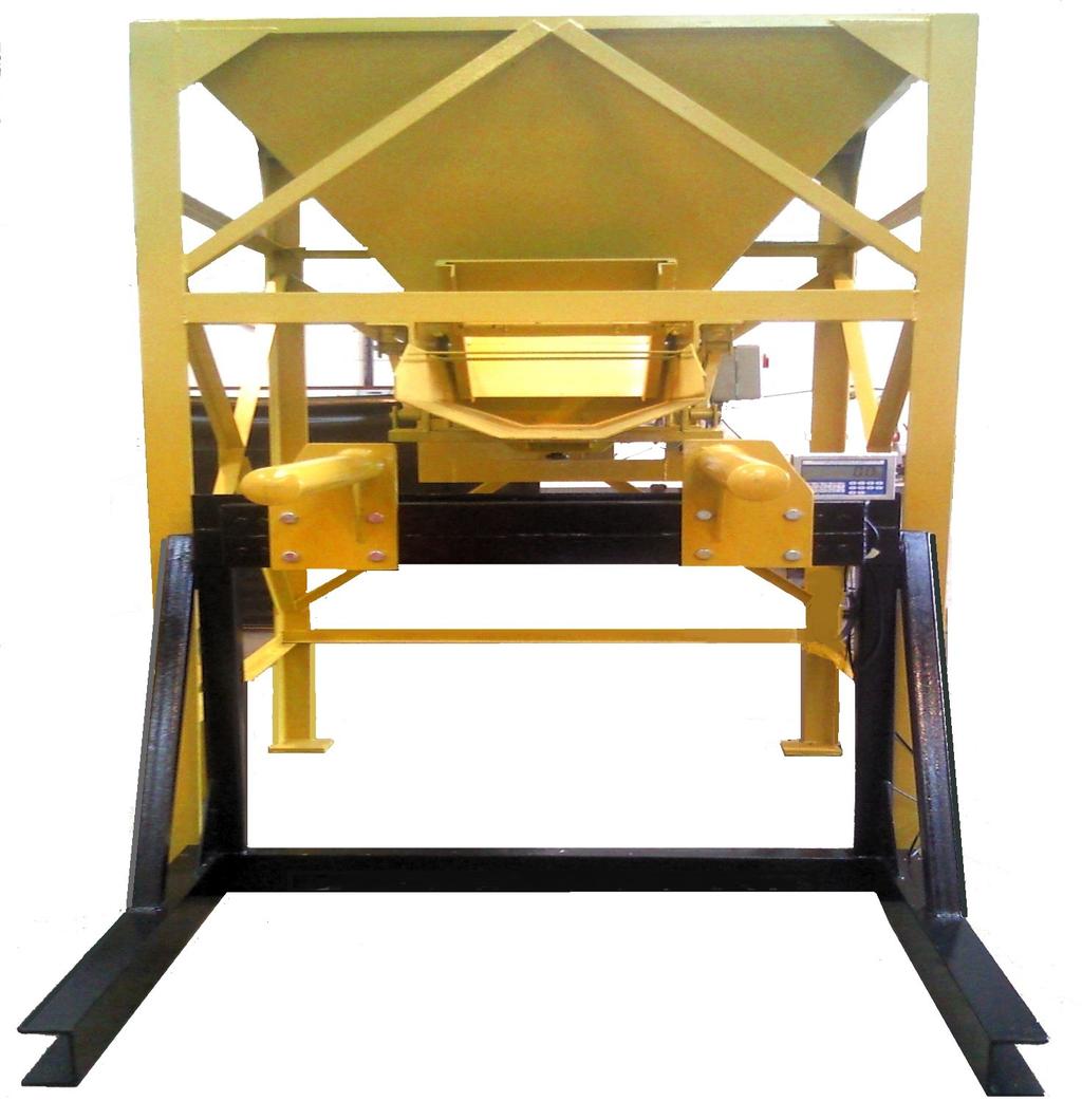 The SSEC FIBC is a complete bagging system for accurately filling FIBC bags Adjustable bag height Sliding goods plate Configurable target weight Inflight compensation Remote Start