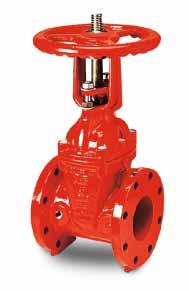 Gate valves with flanges and grooved ends -pin indicator and OS&Y Grooved end valves with pin indicator - series 06/37 The valves fit the quick clamp system and are machined according to AWWA C606.