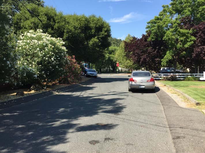 Currently, on-street parking is permissible on the north and south sides of Victoria Avenue, with the exception of approximately 60 feet of raised curb fronting the north side, notwithstanding an