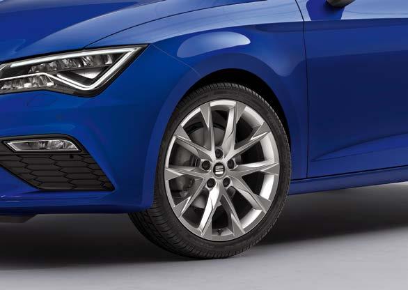 The Sporty One. Make your presence felt with 18" Performance alloys and leather upholstery.