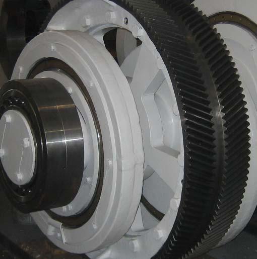 MAIN GEAR 1. Remove bolts and stop nuts that secure main gear to crankshaft (Figure 5-11). Threaded Holes Figure 5-11 Main gear 2.