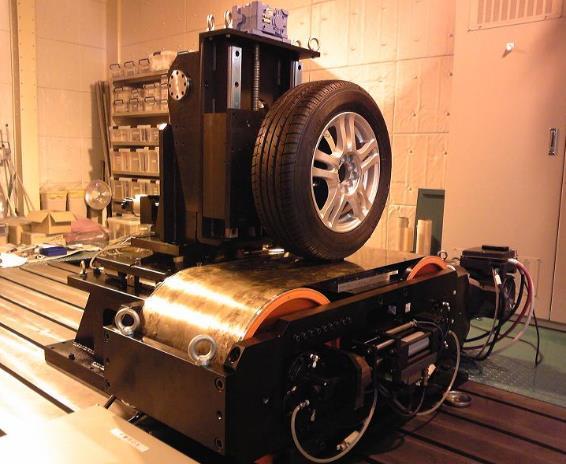 Tire Testing - FBTR The A&D Flat Belt Tire Test Machine is an indoor tire force and moment testing machine. It allows the tire to be tested against a flat surface under dynamic conditions.