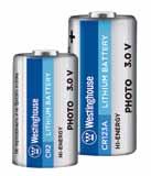 Photo Lithium Westinghouse Photo Lithium Battery is manufactured with high quality lithium technology for longer lasting performance with outstanding high current discharge performance.