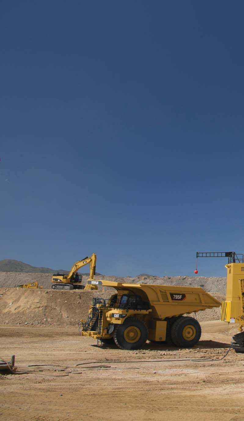 7495 Features At Caterpillar, we understand that: You work around the clock to meet the demand for commodities.