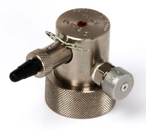 Drain tap with popoff relief valve Spare part made of nickel