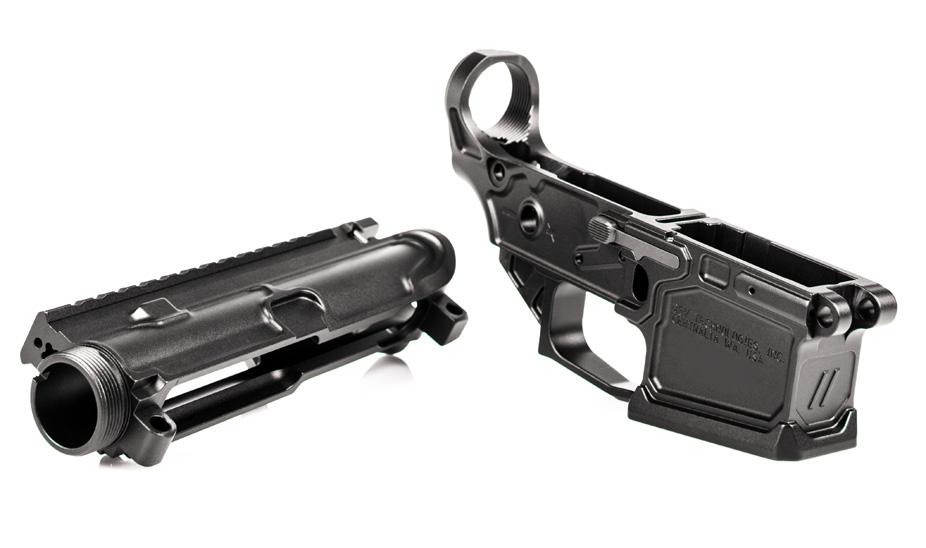 ZEV Billet Receiver Set features: Machined from American-made 7075-T651 billet aluminum True black Type III Class 2 hard coat anodize M4 feed ramps cut standard Integrated and enlarged trigger guard