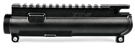 ZEV// FORGED UPPER RECEIVER AR15 The ZEV Technologies Forged AR-15 Upper Receiver comes stripped and ready for your next custom AR build.