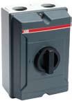 Safety switches Ordering information LBAS316 TPN, LBAS416 TPSN 2CMC342002F0008 Brand: Cable entries: Lockable: Ratings: See page 8 Dimensions: See page 21 and 22 Degree of protection: IP 65 Neutral