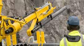The cyclone is fitted to a hydraulically-retractable mounting-post Drilling angles of 45 to 90 Rod-handling system enables safe, hands-free loading, unloading and stacking of drill rods + Hands-free
