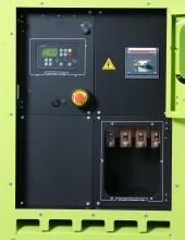 ACP - Automatic control panel Mounted on the genset, complete with digital control unit AC03 for monitoring, control and protection of the generating set, protected through door with lockable handle