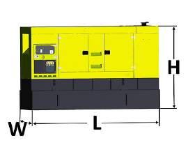 CEE 400V 16A n 1 With version SKC: 400V/125A 3P+N+T CEE n 1 GENSET EQUIPMENT LPT - Leak Proof Tray AFP - Automatic Fuel Pump KRT- Kit Rental for HEI gensets which
