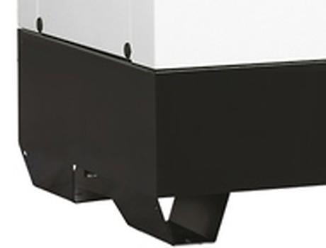 Genset equipment BASE FRAME MADE OF WELDED STEEL PROFILE, COMPLETE WITH: Anti-vibration mountings properly sized Welded