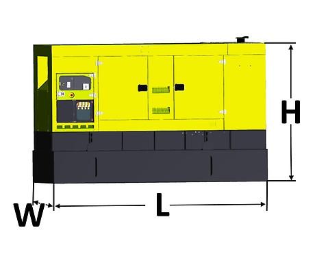 CEE 400V 16A n 1 With version SKC: 400V/125A 3P+N+T CEE n 1 GENSET EQUIPMENT LPT - Leak Proof Tray AFP - Automatic Fuel Pump KRT- Kit Rental for HEI gensets which