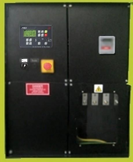 Generating set current (3 phases) Battery voltage Power (kva - kw - kvar) Power factor Cos φ Hours-counter Engine speed r.p.m.