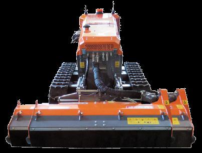 (718) 18 Hydraulic flail mower R1300 - R1700 Standard equipment: