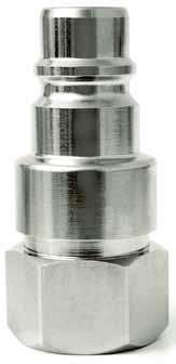 Series 604, 606 508 PSI (35 bar) Single and two-way shut-off styles are included in Series 604 and Series 606 couplings that require only one hand for operation.