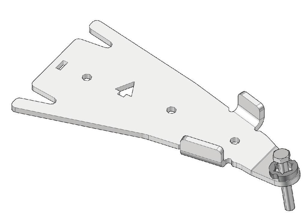 Insert the bolt in the front anchor bracket s end. Figure 14a.