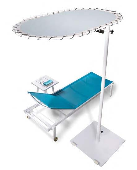 SHADES MG15924 SOMBRERO PERSONAL SHADE MEDIUM WITH WHEELS MZ174 ALLUX STACKABLE LOUNGER -