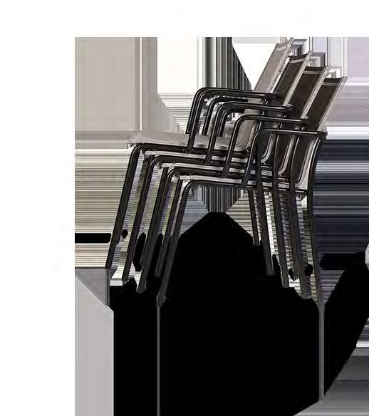 Designers : Vincent Cantaert & Barbara Widiningtias Dining Chairs MANDA CHAIR (ALUMINUM) MG2716 : Aluminum Powder