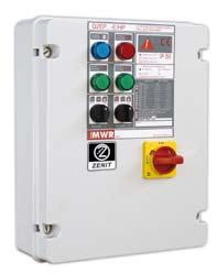 PRODUCTS CATALOGUE electric and electronic accessories Q2T Electromechanical control panel for 2 three-phase pumps Input voltage 3 ~ 50/60 Hz 400V ± 10% Input for command from pressure switch or