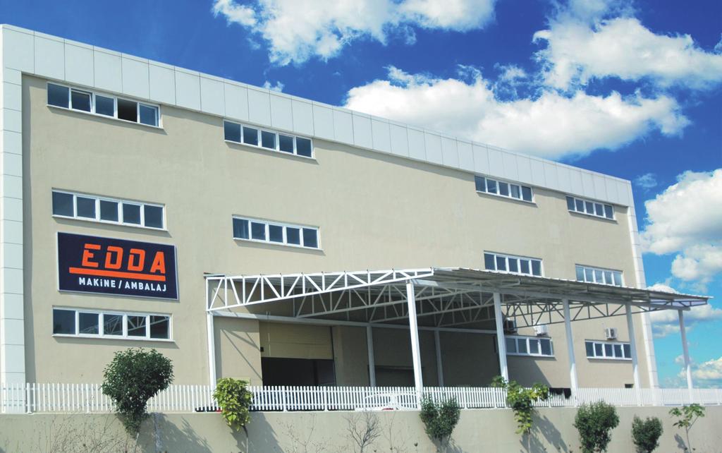 WHO WE ARE Edda Makine Ambalaj San. Tic. Ltd. ti. is the leading manufacturer of horizontal wrapping machines in Republic of Turkey.