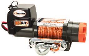 5S 12VDC 4,500 lb Winch Handheld Switch - 15 Lead With High Density LED Work Light 1.