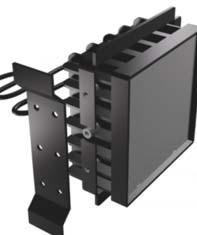 2- Place Offset Bracket over Surround Bracket and secure with (3) #10 Machine Screws.