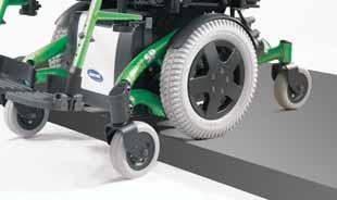 The TDX SP uses an enhanced version of Invacare s patented SureStep technology that was