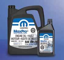 MOPAR ENGINE OILS SAE 0W-20 ENGINE OIL Mopar 0W-20 Full Synthetic Rating API SN Energy Conserving, ILSAC GF-5 Specially developed with FCA US engineering, this product exceeds requirements for API