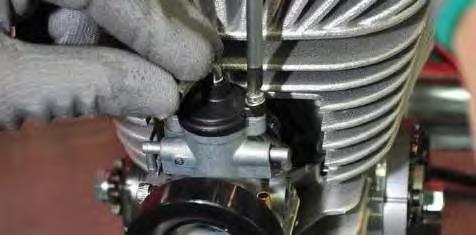 the inlet manifold by using the specific clamp.