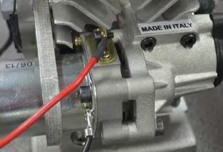 STARTER ENGINE 3 mm 5 mm Fixed Wrench Attach the red cable to the electric