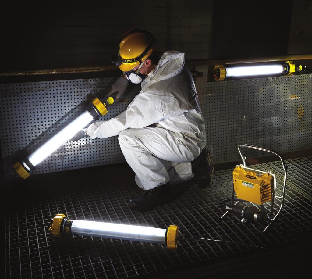 The LinkEx LED Tank Lighting Kits, all ATEX Certified, provide low voltage temporary lighting solutions for Zones 1 and 2 (Gas) and 21 and 22 (Dust) hazardous areas where potentially explosive gases,