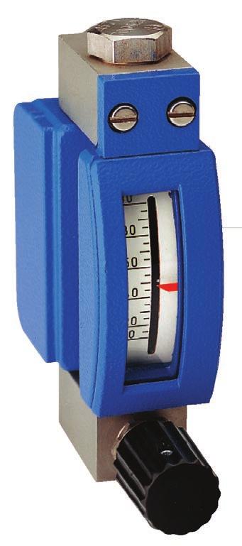 Miniature Metal - Tube VA Meter General Features Suitable for liquids and gases Suitable for installation in which flow direction is from bottom to top Tapered metering section of rugged all-metal