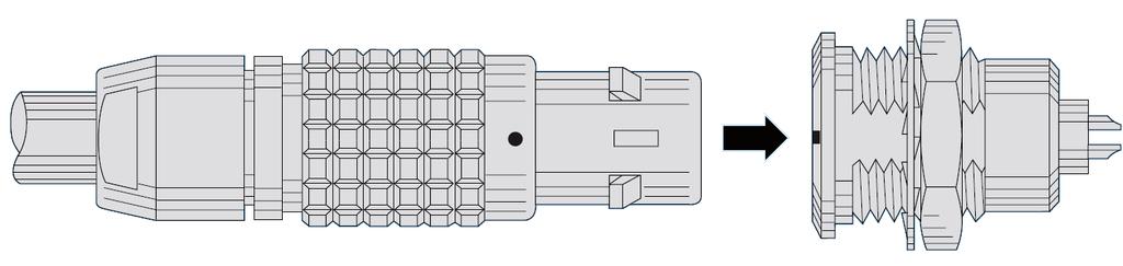 6 LEMO connector The used RJ-45-type connectors are screened and designed to guarantee low resistance shielding; they are particularly adapted to applications where electromagnetic compatibility